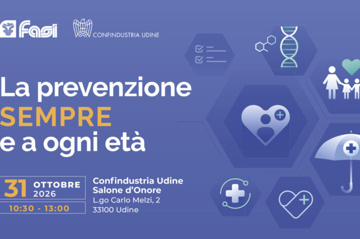 Salute, “La prevenzione sempre e a ogni età”: l’evento del Fasi sbarca a Udine