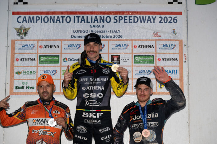 Moto Club Olimpia campione italiano speedway con Paco Castagna